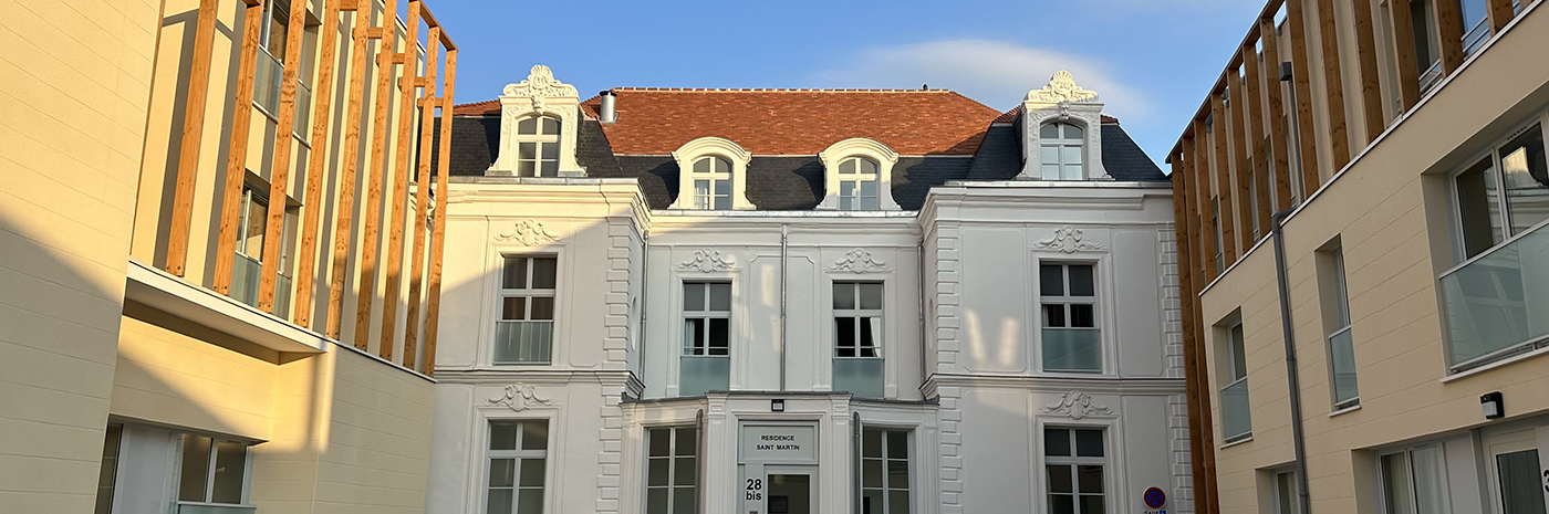 La résidence Saint-Martin, réhabilitée par GTM Hallé, compte 33 logements.