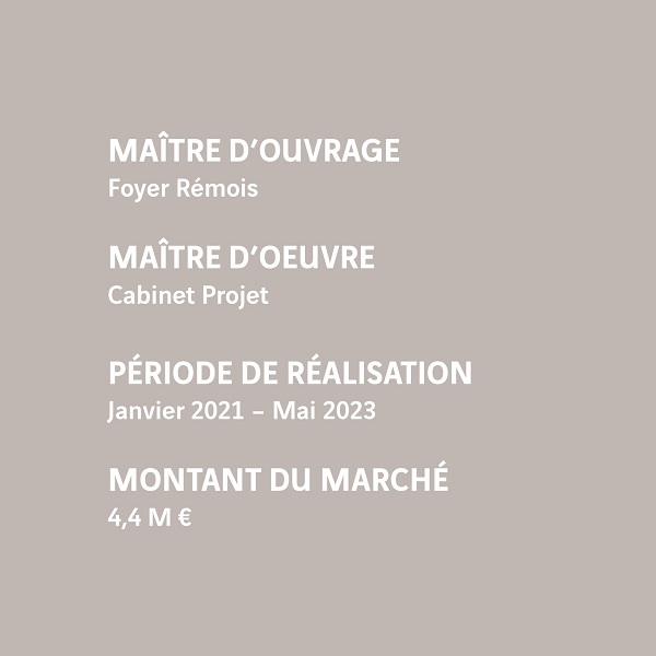 La reconversion du site Saint-Martin en résidence a été menée, entre janvier 2021 et mai 2023, par GTM Hallé.