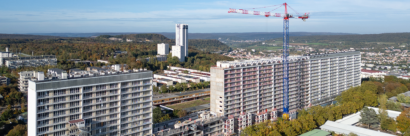 Réhabilitation de logements dans le quartier du Haut-du-Lièvre à Nancy