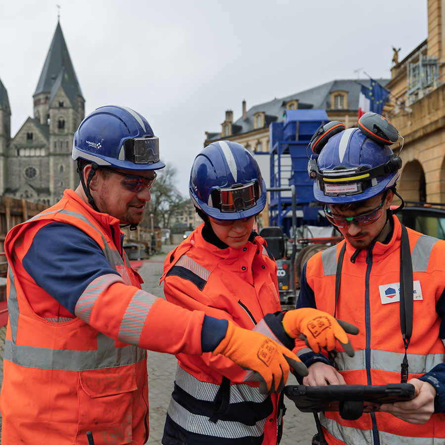 Chez GTM Hallé, nous développons notre créativité au service de nos chantiers.