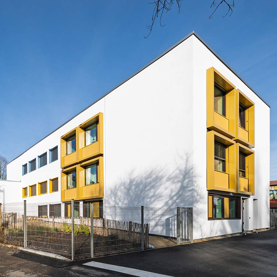 Façade 2 Résidence Sadoul pour mineurs isolés – Laxou (54)