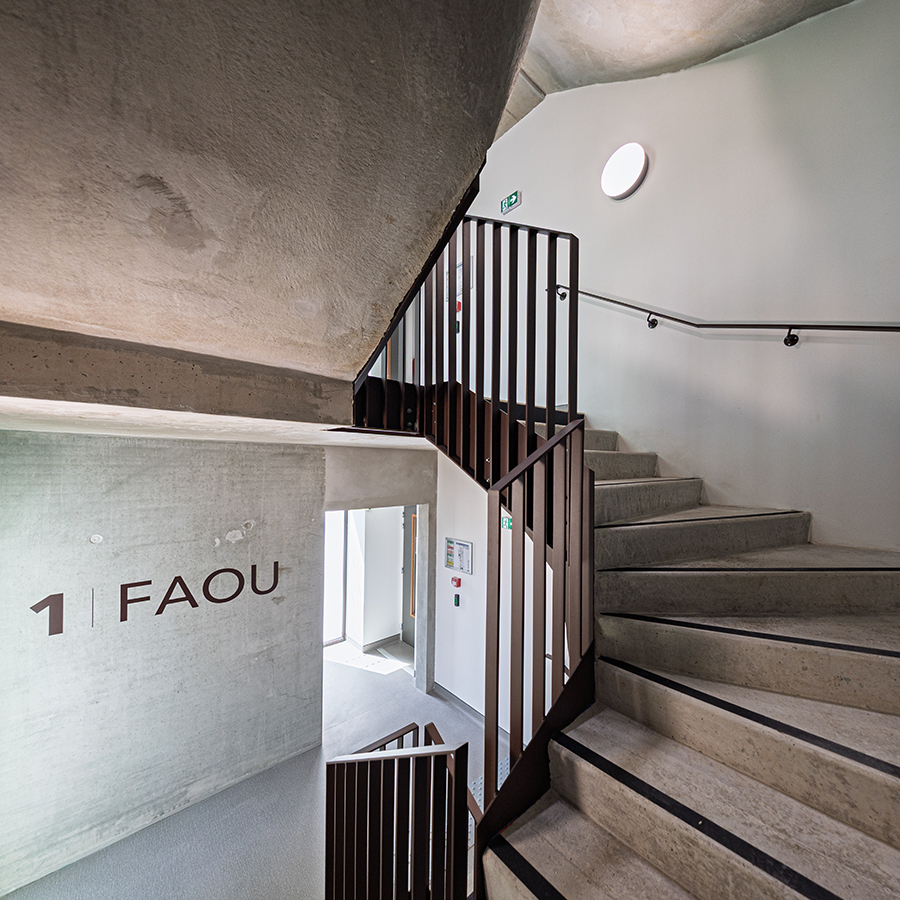 Escalier 2 Résidence Sadoul pour mineurs isolés – Laxou (54)
